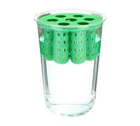 Small Green Onion Planter - Hydroponic Scallion Grower | Green Onion Seedling Box | 7-Hole Clear Transparent Hydroponic Flower Pot Set, Reusable For Windowsill Kitchen Indoor Garden, For Plants Vegeta