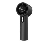 Small Hand Held Fan, Rechargeable Portable Personal Cooler with Digital Display, 100-Speed Adjustable High-Speed Blower, Compact Mini Fan for Outdoors, Travel, Workplace, and Home Use