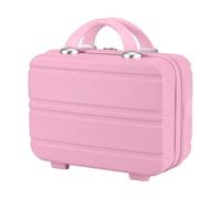 Small Hand Luggage Case - 14 inch Travel Case with Handle, Makeup Bag, Compact Organizer | Fashionable Carry- Luggage for Underwear, Jewelry, Cosmetics, Perfect for Camping, Weekend Getaways