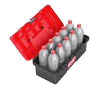 Small Hand Toolbox - 11.8 * 5.5 * 4.9in Maintenance DIY Tool Storage | Handled Heavy Duty Handle Organizer | Portable Toolboxes For Vehicle Car Home Office Workshop Garage Travel Trip Tool Storage