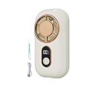 Small Handheld Fan - 5.1x3.2x10cm Rechargeable 1200Mah Silent Air Blower