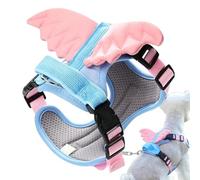 Small Harness - No Pull Breathable Vest, Adjustable Pet Walking Harness with Soft Padding for Comfort and Control, Reflective Outdoor Safety Gear for Daily Walks Camping Night Travel Car