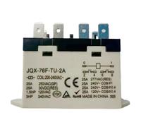 Small High Power Relay JQX-76F-TU-2A 220VAC 380-400VAC 25A RGF2OU700 RGF2OU900 6PIN JQX76FTU2A 6(100-120V AC)