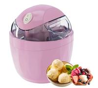 Small Home Mini Ice Cream Maker - 15-Minute Electric Dessert Machine With Accurate Dimensions For Gelato & Sorbet - Easy Installation (Pink)