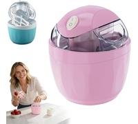 Small Home Mini Ice Cream Maker, Sorbetière électrique maison, Sorbetiere turbine a glace, Machine à yaourt glacé, One-Touch Machine à crème glacée pour glace, sorbet, yaourt glacé et gelato (Rose)