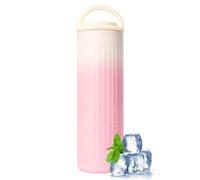 Small Ice Packs | Long Lasting Reusable Insulated | Bottle Shaped Cooler Cold Packs | for Summer Travel Commuting Camping Picnic Beach Road Trip Backpacking Fishing