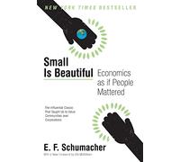 Small Is Beautiful: Economics as if People Mattered