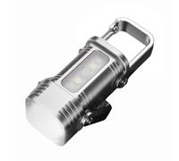 Small Key Chain Flashlight - Multifunctional Bright Portable Lighting Accessories | Pocket-Sized Rechargeable Tiny Flashlight For Cycling Outdoor Hiking Adventures Camping Safety Warning Everyday