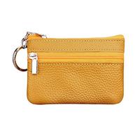 Small Key Sac à main pour femme avec fermeture éclair Portefeuille pour hommes format portrait (jaune, taille unique)