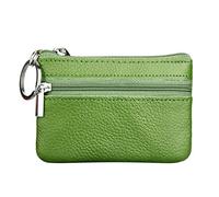 Small Key Sac à main pour femme avec fermeture éclair Portefeuille pour hommes format portrait (vert, taille unique)