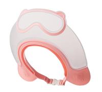 Small Kids Shower Shield, Adjustable Baby Bath Cap, Waterproof Shampoo Visor, Soft Protective Fit, Eye & Ear Guard, Perfect for Hair Washing at Home, Sink, or Travel Use 9.06x9.06x2.76 Inches