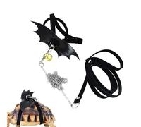 Small Lézard Harness - Lasse-dragon Barbu Avec Gilet D'aile Réglable | Harnais Pour Animaux De Compagnie Pour Tortue, Gecko, Marche Du Reptile, Corde De Traction Confortable Pour Une Utilisation Intér
