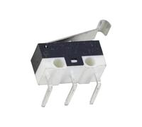 Small Limit Microswitch Car Switch With Scroll Wheel Curved Foot Arc Handle 1Pcs(Arc clamp right)