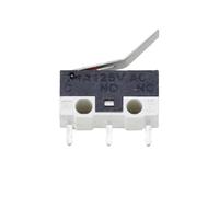 Small Limit Microswitch Car Switch With Scroll Wheel Curved Foot Arc Handle 1Pcs(Bending Platen)