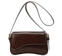 Small Messagers Pour Femmes Retro Hands Hands Hands Pu Leather Crossbody Purse Navettage Simple À Bandoulière À Tendance PU Cuir Crossbody Pour Femmes Small Savoir À Main