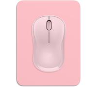 Small Mouse Pad 6x8 inch with Non-Slip Rubber Base Waterproof Mini Mouse Pad for Women Kids Men Wireless Mouse Tray Keyboard Travel Pink