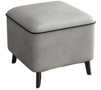 Small Ottoman Foot Recker Taboure, Tabouret De Repos Pour Pied Cube, Banc De Repose-pieds Carrés En Cuir, Tabouret De Changement De Chaussure, Pour Chambre, Salon, Bureau , Hall D'entrée(Color:d)