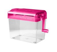 Small Paper Shredder, 5.91 inches Manual Document Cutter for Office, Compact Shredding Machine with Ergonomic Handle, Desk Supplies for Adults Students Teachers Classroom Bills Receipts Mail