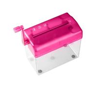 Small Paper Shredder - 5.91 inches Manual Document Cutter for Office Desk, Compact Shredding Machine with Easy Design, Supplies for Adults Students Teachers Classroom Bills Receipts Mail