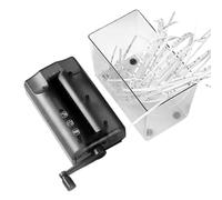 Small Paper Shredder, Manual Document Shredding Machine, 6.69x3.74x5.91 inches Compact Hand Crank Paper Cutter for Bills, Receipts, Mail, School Supplies. Adults and Students