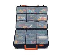 Small Parts Organizer | Detachable with Handle Storage | Hardware Tool Box | Hardware Tool Box for Screws Nuts for Screws Bolts Toys Jewelry Fishing Tackle Office Garage Workshop Craft Room