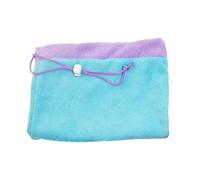 Small Pet Bath Towel Bag, Hamster Absorbent Pouch, Breathable Wrap with Adjustable Drawstring, Excellent for Puppy, Kitten, Rabbit, Chinchilla, Squirrel, Livestock Bathing, 14.17x9.06 Inches