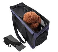 Small Pet Carrying Bag, Travel Sling with Pockets, 17.32x7.09x11.02 inches Breathable Transport Holder, Flexible Pet Supply for Road Trip Camping Picnic Walking and Comfortable Outdoor Adventures