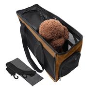 Small Pet Carrying Bag, Travel Sling with Pockets, 17.32x7.09x11.02 inches Breathable Transport Holder, Flexible Pet Supply for Road Trip Camping Picnic Walking and Comfortable Outdoor Adventures