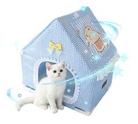 Small Pet Cooling House With Ice Pack, Summer Shelter For Hamsters