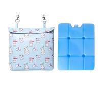 Small Pet Cooling Pouch - Waterproof Ice Pack Bed for Bunnies & Ferrets