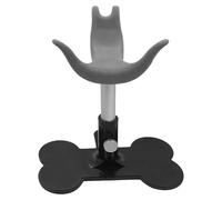 Small Pet Grooming Chair, Puppy Trimming Support, 5.7-7.28 inches, Height Adjustable Stand, Ladder Design, Silicone Aluminum Alloy, Lightweight Portable, for Bathing Tool, Stable