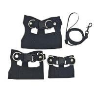 Small Pet Harness - 3 x réglable Walking Vest, Traction Rope Harness, Comfortable Bearded Dragon Accessoires, Secure Training For Reptiles Bearded Dragon Lizard Iguana Outdoor Exercise, Training