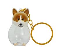 Small Pet Loss Memorial Keychain Clear Furs Collecteur Charme Keepsakes Boîte De Rangement De Cheveux pour Chiens pour Les Amante-Animaux Endeuillées Résines Hoils Chien Memorial Course