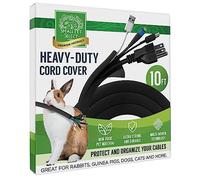 Small Pet Select Gaine de Cordon Robuste - 3 m - Noir - Protection de câble pour Animaux de Compagnie - Manchon de Gestion de Cordon électrique Durable pour Lapins, Chiens, Chats et Autres Petits