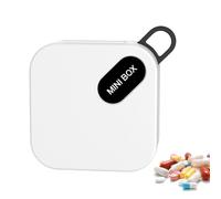 Small Pill Box, Tiny Clear Storage Containers, Compartmented Portable Organizer for Candy, Sewing Pins, Rings, Pocket Accessories, Necklaces, Earrings, Everyday Travel Essentials