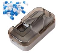 Small Pill Cutter, Cutter Splitter,Coupette de comprimés à de séparateur de e avec distributeur - Outil de coupe portable du brasseur de médecine de sécurité pour les grands médicaments