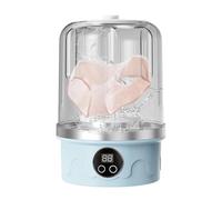 Small Portable Washer, Silent Efficient Panty Washing Machine, 3-Mode Mini Laundry Device, Compact and Lightweight Design for Socks, Towels, Delicate Fabrics, 5.59x8.35 inches