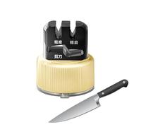 Small Portable Whetstone, Knife Sharpener, 2.72x2.83 Inches Multi-Purpose Blade Honing Stone, Compact Suction Cup Blades for Kitchen, Scissors, Travel, Chef's Tools Utility Blade and Outdoor Use