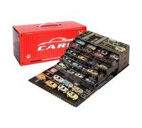 Small Pull Back Cars, 48 Piece Mini Racing Set, Educational Play Kit with Activity Mat, Sturdy Designs for Motor Skills Learning, Fun Action, Kids Toy Cars for Home Classroom Preschool Playtime