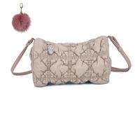 Small Quilted Crossbody Bag for Women,Fashion Elegant Ruched Bubble Shoulder Bag,Versatile Retro Lattice Pattern Purse