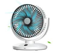 Small Rechargeable Desk Fan for Home Bedside Table Outdoor Travel Camping