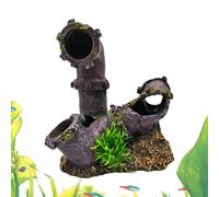 Small Resin Aquarium Decoration, Realistic Fish Tank Simulation Ornament for Home and Office, Sturdy Landscape Decor for Hotel, Salon, and Tabletop Aquariums, Unique Fish Tank Accessories