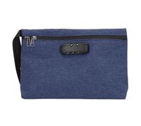 Small Sac à l'épreuve des odeurs avec serrure combinée, contenant de l'odeur à preuves à l'épreuve des contenants de pochette Sac de verrouillage à l'épreuve des parfums avec (Bleu foncé)