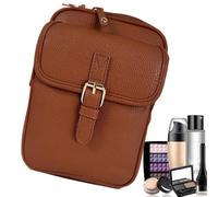 Small Shoulder Bag - Vintage Anti-Theft Leather Bag with Card Slots and Built-In Wallet, Adjustable Strap, and Large Capacity Design for Business, Travel, Wedding, 6,3 pouces, Marron, Consulte la