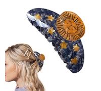 Small Snail Sunflower Hair Claw Clips, Hair Clips, Hair Clips For Styling, 2pcs High-grade Animal Acetate Hairpin, Hair Shark Clip For Women, Headdress Hair Accessories, Strong Hold Barrette Hair Clip
