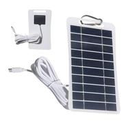 Small Solar Panel - Camera Charger for Use | 2W 5V with 360 Degree Adjustable Mount, USB Electrical Appliances Power, Outdoor Charging Solution, Compact Portable Energy Accessory