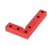 Small Square Aluminium Alloy Woodworking Center Finder Tool et Guide de Forage Dowel Guide pour le Marquage de Précision