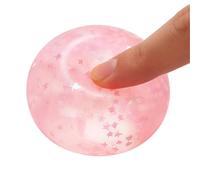 Small Squeeze Toys, Slow Rising Desk Accessories, 6cm Glitter Squeeze Ball with Tear Resistant, Tension Relief Management Utility for Manual Dexterity Practice, and Quiet Focus Concentration