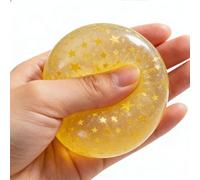 Small Squeeze Toys, Slow Rising Desk Accessories, 6cm Glitter Squeeze Ball with Tear Resistant, Tension Relief Management Utility for Manual Dexterity Practice, and Quiet Focus Concentration