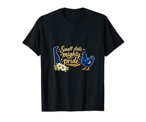 Small State Mighty Pride Delaware Lettré à la Main T-Shirt